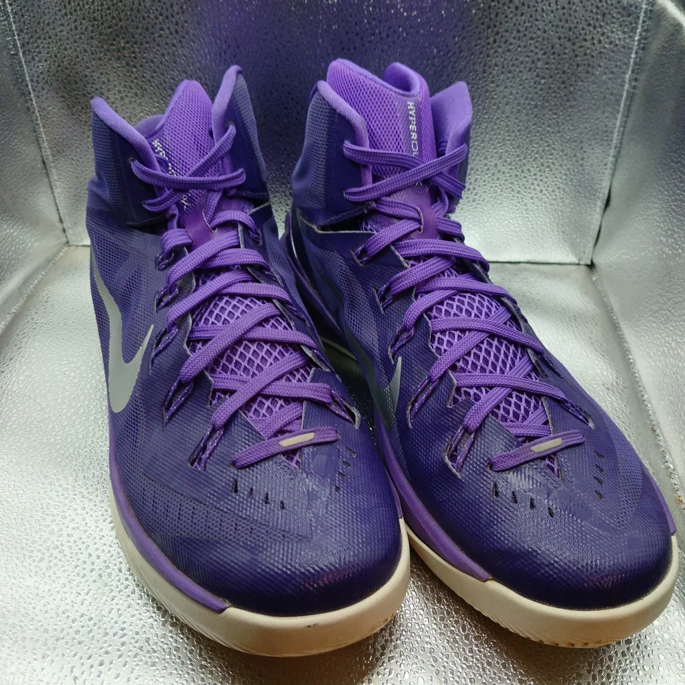 Nike Purple Athletic Hi-Top Sneakers Men's Size 12.5